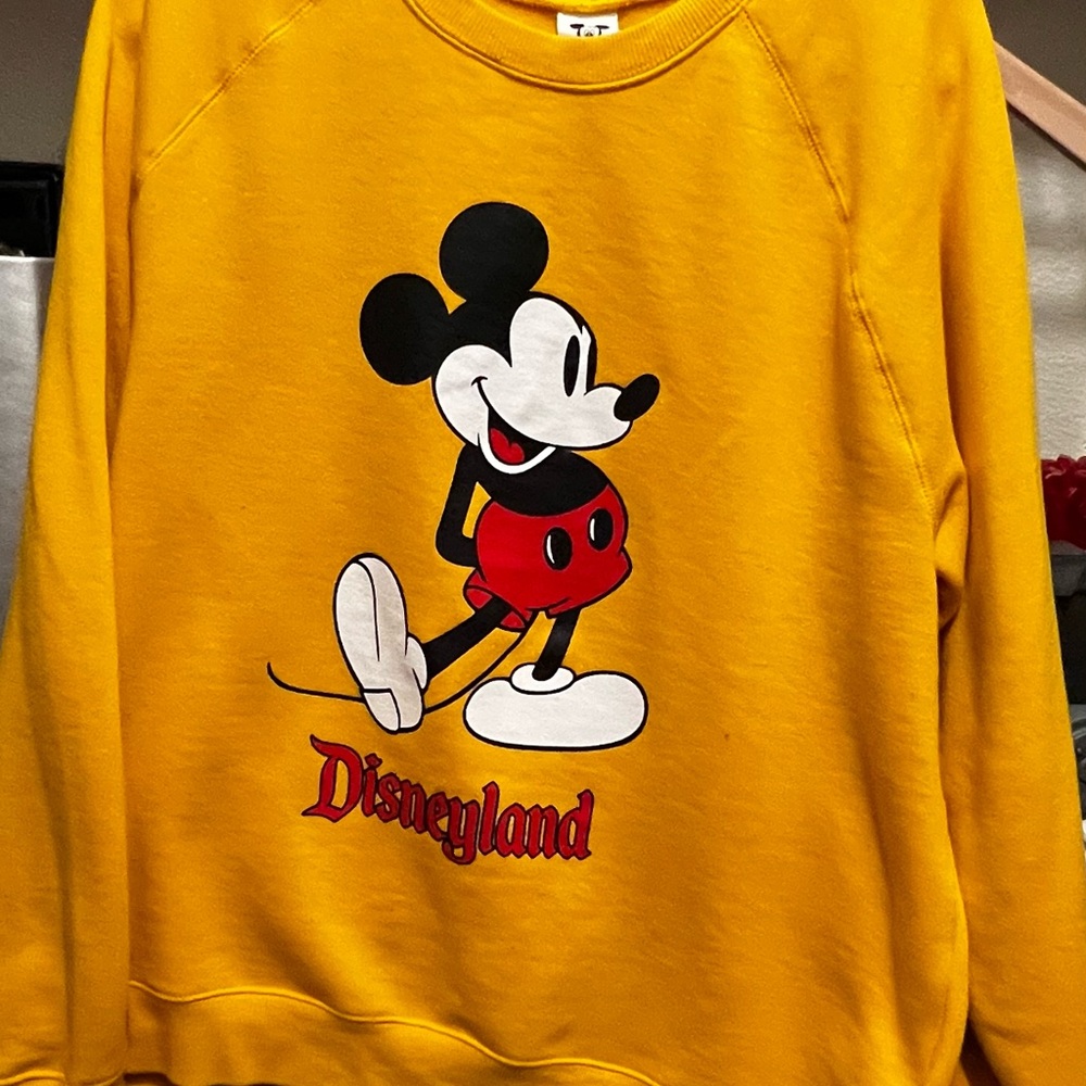 Disney Yellow Mickey Mouse Sweater